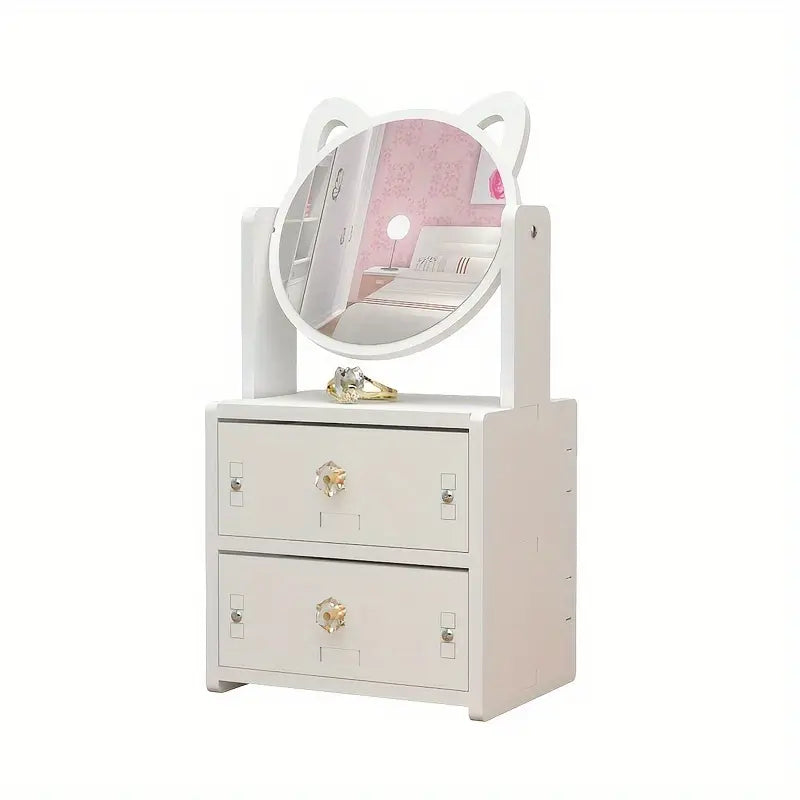 Organizador de maquillaje con espejo