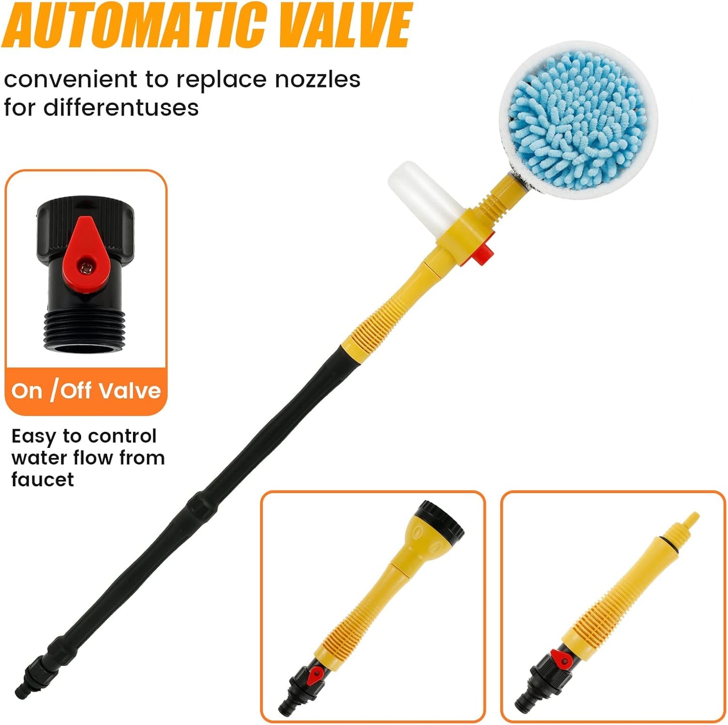 Kit de cepillos de lavado de autos