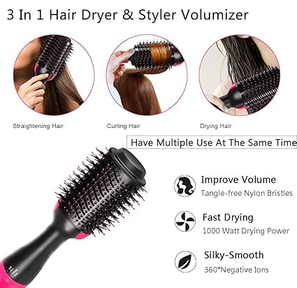 Cepillo Secador de Pelo y Volumizador