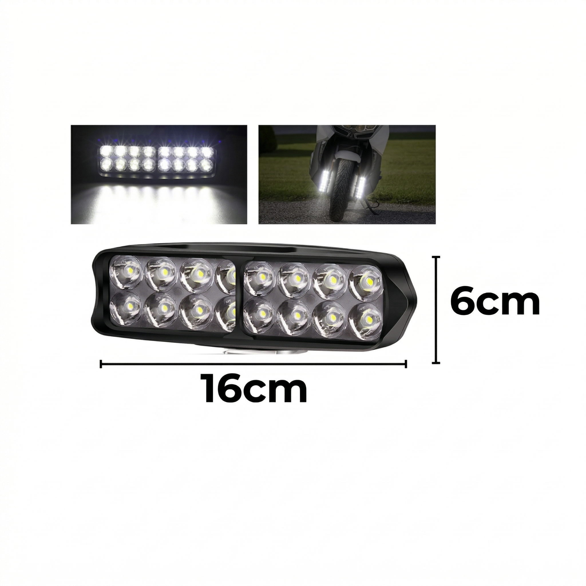 Combo intercomunicador + luces led