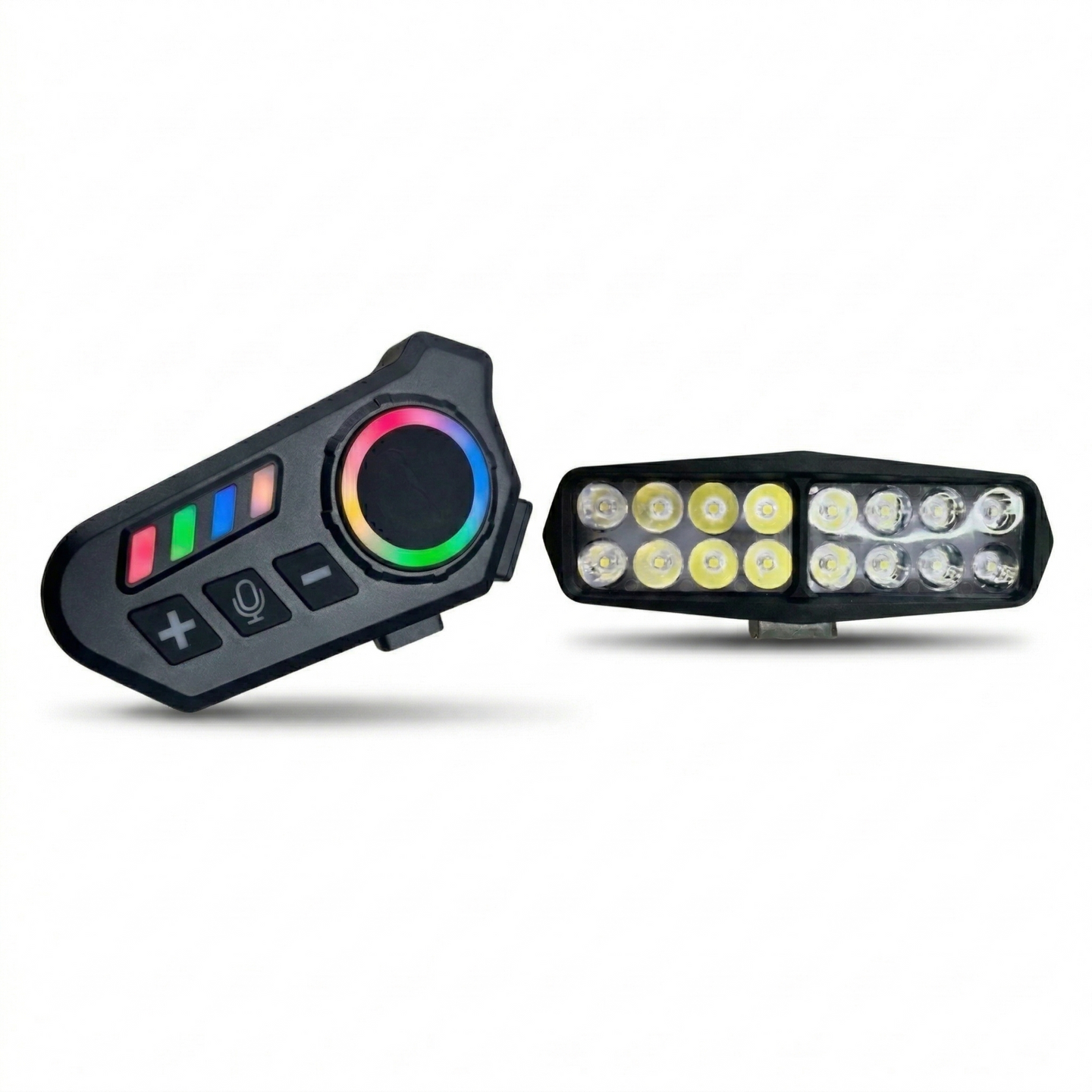 Combo intercomunicador + luces led