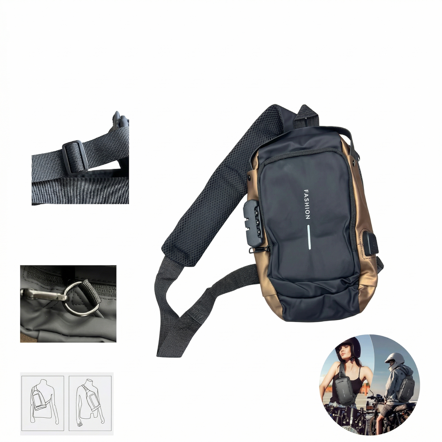 Mochila Antirobo Impermeable