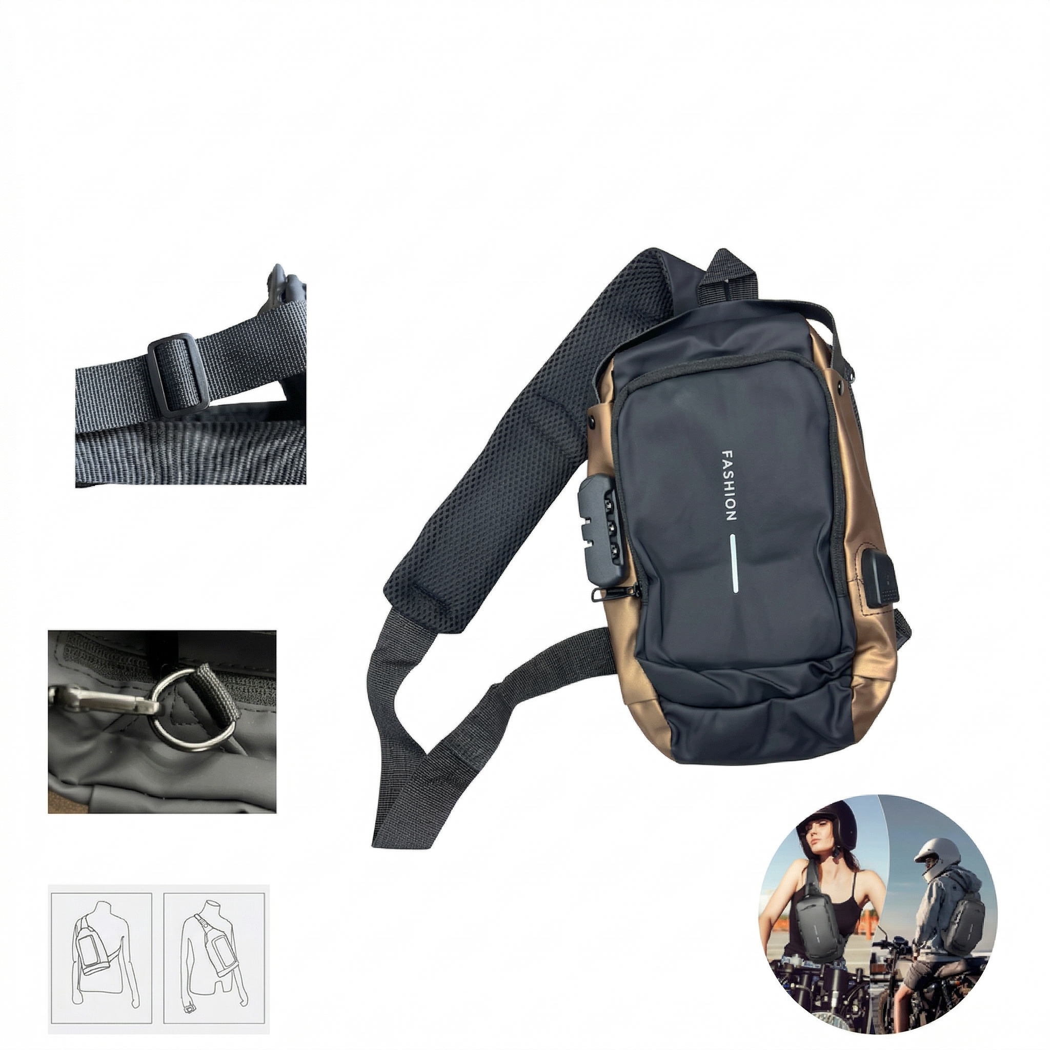 Mochila Antirobo Impermeable