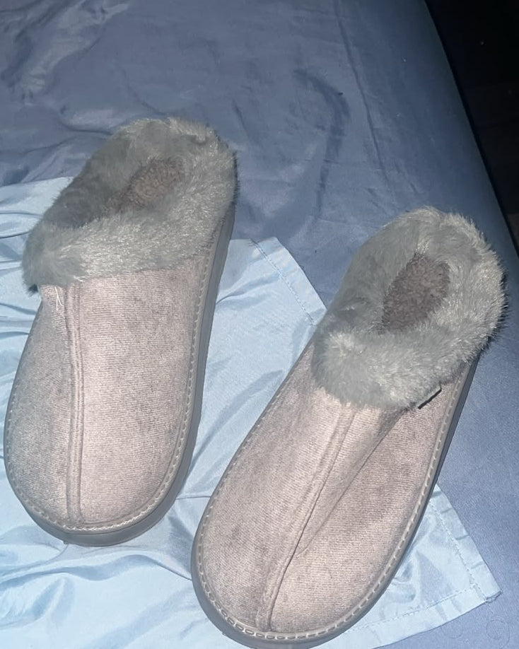 Pantuflas gris