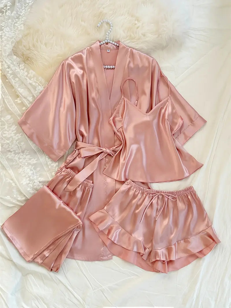 Set Premium de Satín 4 Piezas